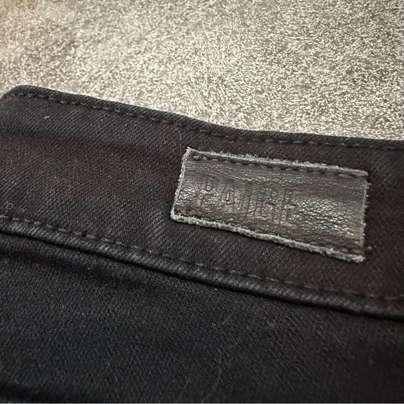 🚨LAST CHANCE🚨 Paige Verdugo Ultra Skinny Jean BLACK SHADOW size 27 - Picture 8 of 12
